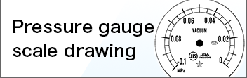 Pressure gauge scale drawing